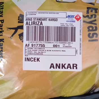 Aras Kargo Sema S*****' In Gönderdiği Pakette EŞOFMAN'ININ Çalınması