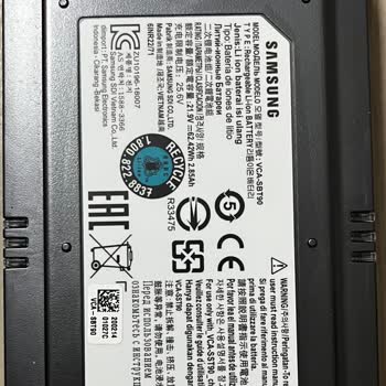 Samsung Süpürge Yedek Batarya Sorunu