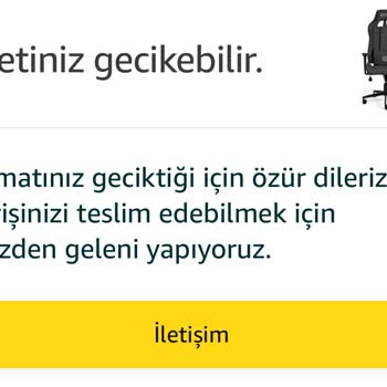 Amazon'dan Teslim Alamadığım Ürün