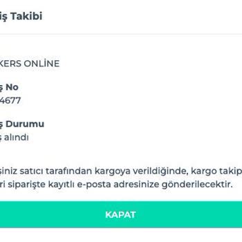 Shopier 13 Gündür Kargoya Verilmeyen Siparişimi İptal Etmek İstiyorum