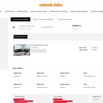 Gündoğdu Mobilya Paramı İade Etmiyor!