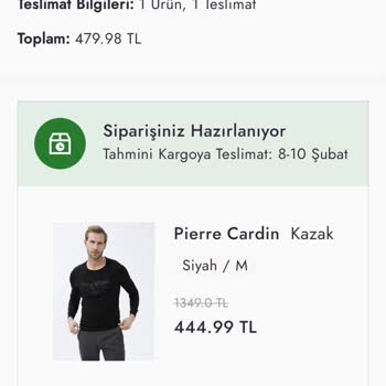 Boyner'den Sipariş Ettiğim Ve Gelmeyen Kazak