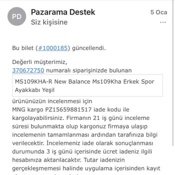 Pazarama Garanti Süreci