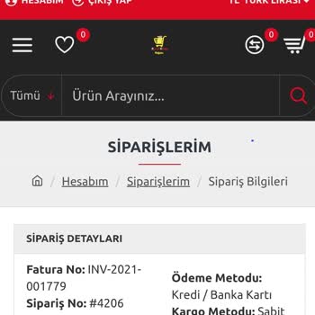 Eyvahkitap.com Sipariş İptal Edemiyorum