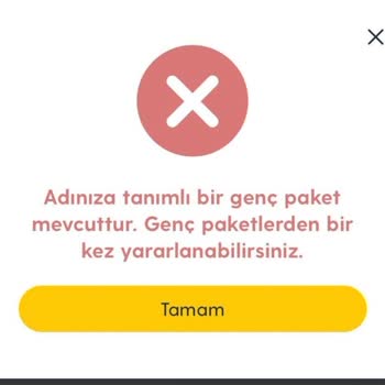 Turkcell Benim Adıma Başka Birine Genç Paket Tanımlamış