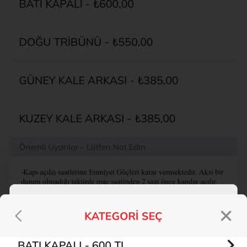 Passolig Ankaragücü-Galatasaray Deplasman Bileti