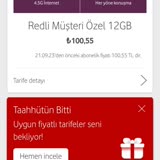 Vodafone Yanımda Uygulamasındaki Tarife Dışında Faturalandırma