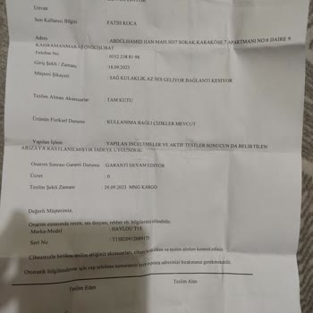 Amazon Haylou T15 Değişim Sorunu