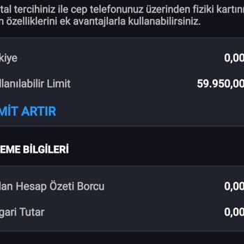 İş Bankası Kredi Kart Limitim 50 TL Eksik