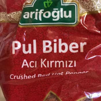 Arifoğlu Pul Biberi Acı Yazıyor Hiçbir Tat Yok