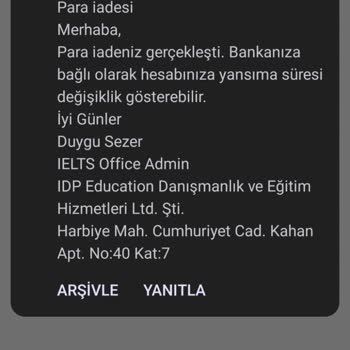 Idp Ielts Turkey Ielts İptalini Kabul Ettiği Sınav Parasını Ödemiyor
