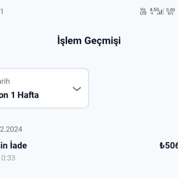 Paycell Nakit İadesi Yapılan Paramı Kullanamıyorum!