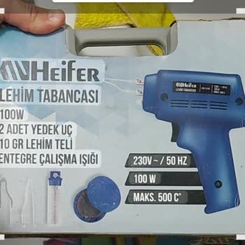 BİM, Den Aldığım Heifer Lehim Tabancası 3 Kullanımda Arızalanması