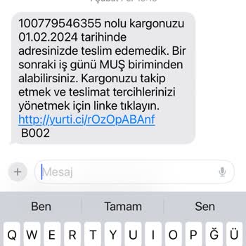 Yurtiçi Kargo Eve Uğramıyor Aramıyor