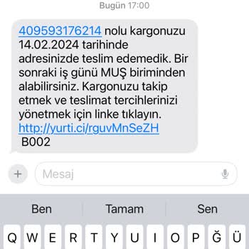 Yurtiçi Kargo Eve Uğramıyor Aramıyor
