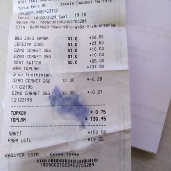 A101 Etiket Ve Ödenen Fiyat Uyumsuzluğu