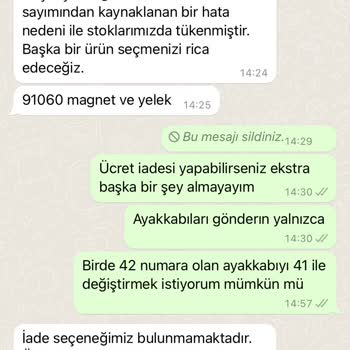 B&G Sportive Stok Sıkıntısı Ve İade Problemi