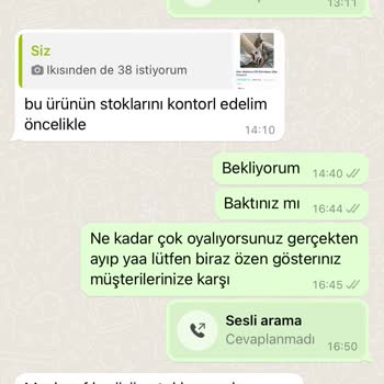 B&G Sportive Stok Sıkıntısı Ve İade Problemi
