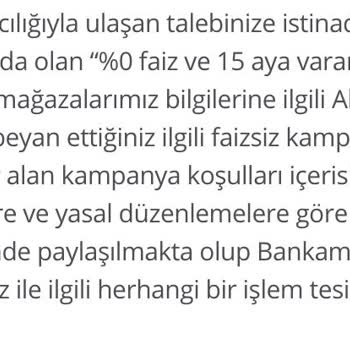 Fibabanka'ın Olmayan Kampanyası