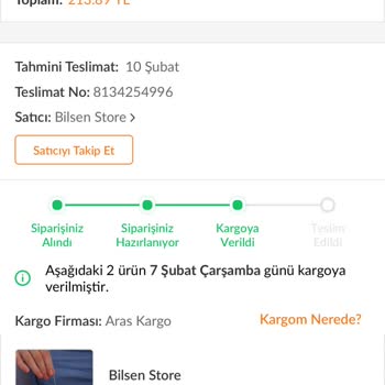Trendyol Kayıp Kargo İade Olmuyor