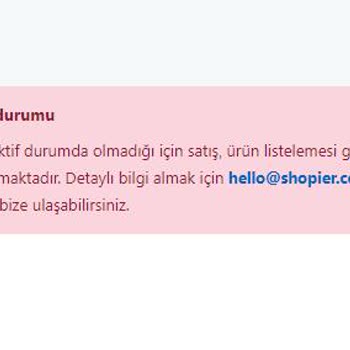 Shopier Mağazam Sebepsiz Yere Kapatıldı