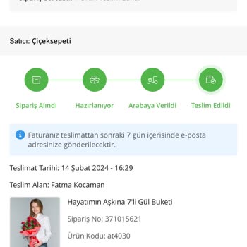 Çiçek Sepeti Sipariş Teslim Edilme Sorunu