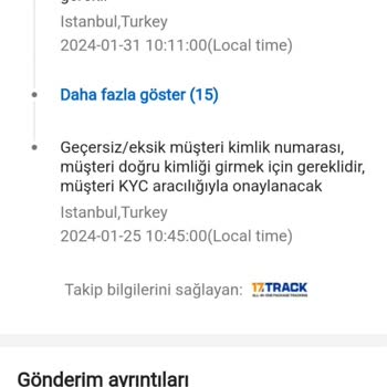 Aramex Yardım Lütfen İlgililer