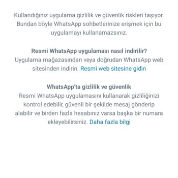 WhatsApp Sahte WhatsApp'tan Resmi WhatsApp'a Giriş Yapamıyorum