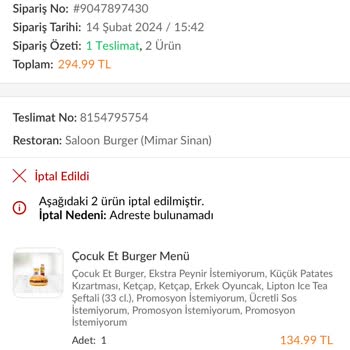 Trendyol Yemek Trendyol Müşteri Temsilcisi Yardımcı Olmuyor Üstüne Yalan
