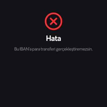 Papara İbana Para Gönderemiyorum