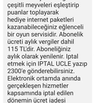Vodafone Haksız Kazanç Elde Etme