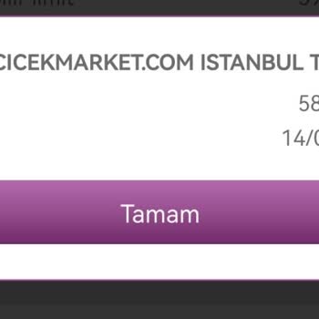 Çiçek Market Parası Ödenen Çiçek Tarafımıza Ulaşmadı