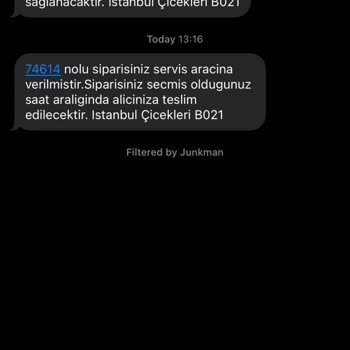 İstanbul Çiçekleri Zamanında Ulaştırmıyor Ve Müşteri Hizmeti Sıfır