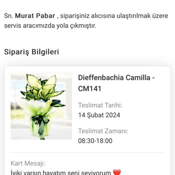 Çiçek Market Parayı Alıp Ürünü Teslim Etmedi!