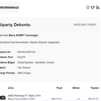 Dartoriginals Bir Haftadır Kargoya Verilmeyen Sipariş