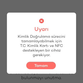 Tosla Hesap Doğrulama Hatası