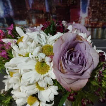 Özensiz, Islanmış, Yıpranmış Çiçek Buketi