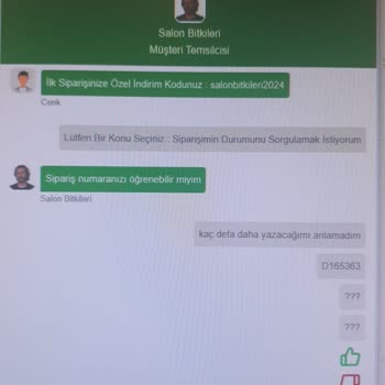 Salonbitkileri.com Gelmeyen Sipariş Ve Kötü Müşteri Hizmetleri
