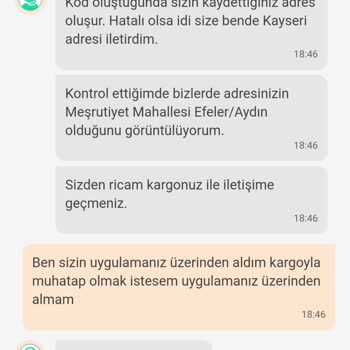 Sürat Kargo Sorumsuzluğu Kargom Yanlış Adrese Götürüldü