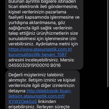 Atasun Optik Rayban Gözlük Orijinal Garanti Belgesi Yok!