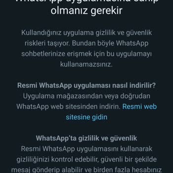 Whatsapp Aero WhatsApp Areo Giriş Olmuyor