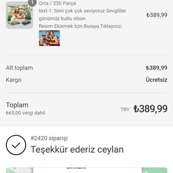 Kanvoma Sevgililer Günü Hediye Hayal Kırıklığı