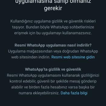 Whatsapp Aero Giriş Yapamıyorum