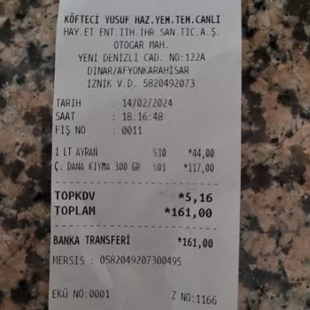 Dinar Köfteci Yusuf Kıyma Yerine Yağ Gönderiyor