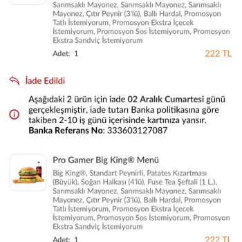 Burger King Gebze Sultanorhan Şubesi