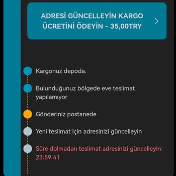 PTT Kargo N°6A17358174992 Sahte Gönderi Şikayeti