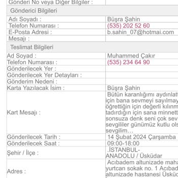 Çiçek Gönder 14 Şubat Mağduriyet