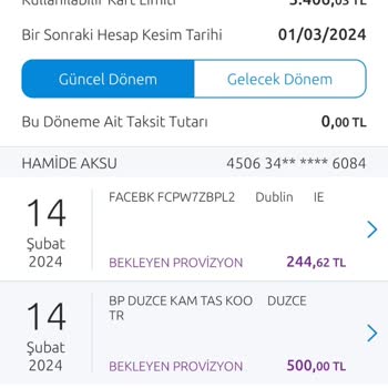 Facebook Haberim Olmadan Kredi Kartımızdan Çekim Yapılmış
