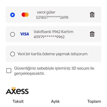 Kredi Kartımı Hepsiburada Sitesinde Alışverişte Kullanamıyorum.