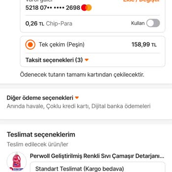 Kredi Kartımı Hepsiburada Sitesinde Alışverişte Kullanamıyorum.